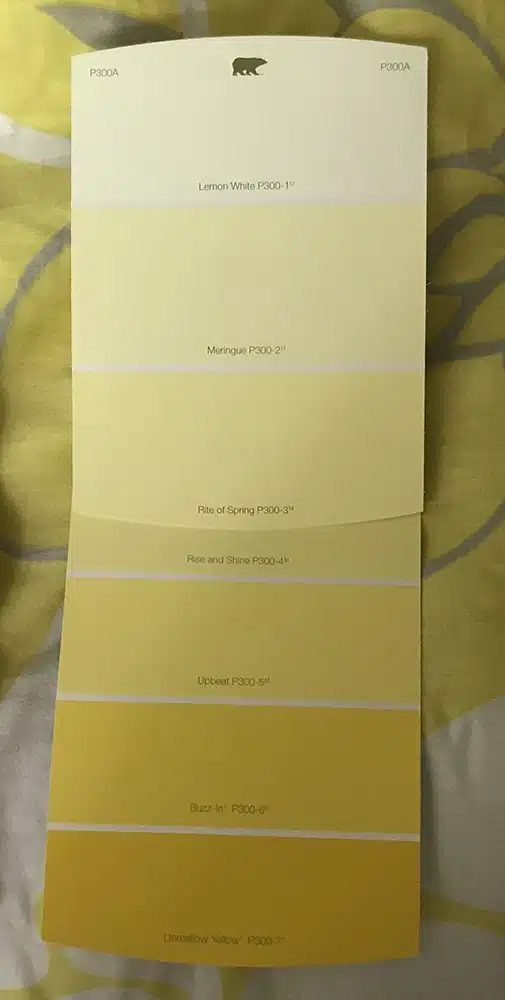 yellow color cards