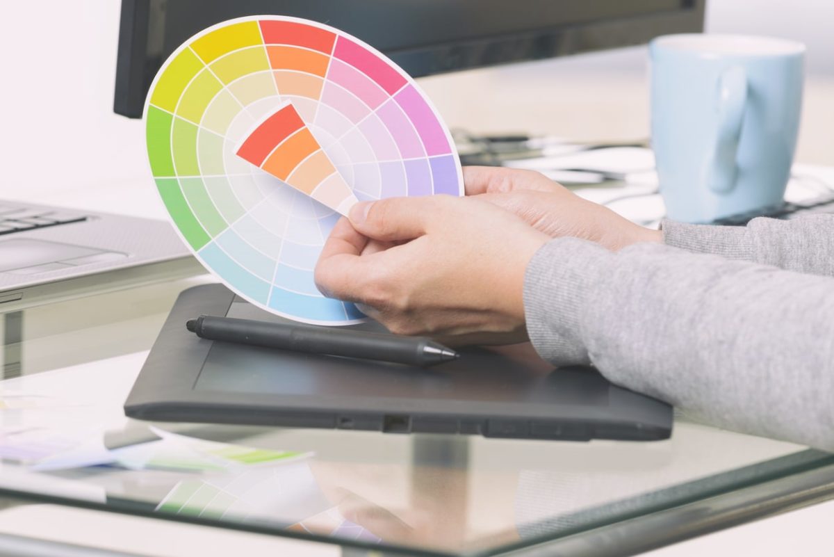 Using a color wheel
