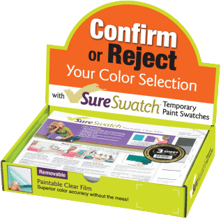 Peel and Stick Paint Swatches | SureSwatch
