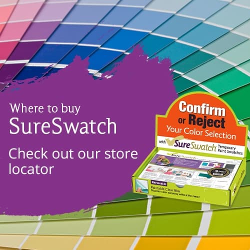Find Out Where to Buy SureSwatch Peel & Stick Paint Swatches